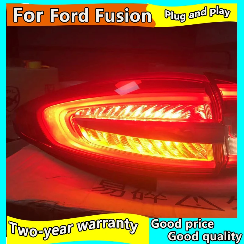 Автомобильный Стайлинг задний фонарь чехол для Ford Fusion задние фонари- Mondeo светодиодный задний фонарь DRL+ тормоз+ Парк+ сигнальная лампа