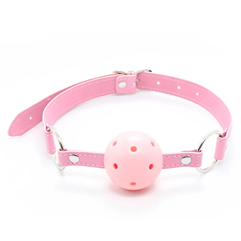 Soft Silicone Open Mouth Gag Ball Adjustable Bondage Restraints Sex Toy For Adults Hole Ventilation Women | Красота и здоровье