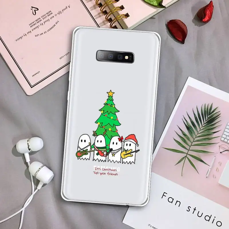 

Julie and the Phantoms pattern Phone Case Transparent For Samsung Galaxy S A 5 7 8 9 2015 20 edge plus 10 e lite 2019