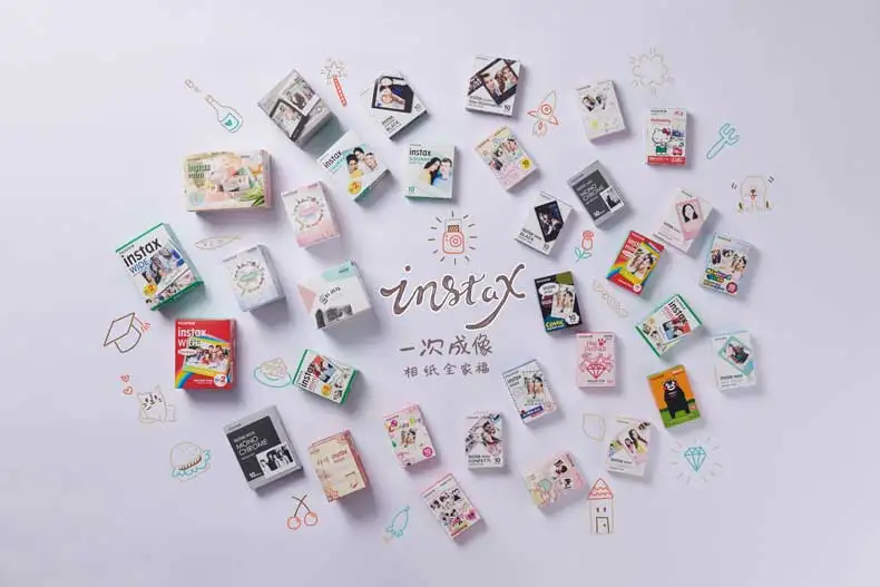 Пленка Fujifilm Instax Mini 10 100 листов 11 8 9 розовая пленка Пантеры для Fuji 7s 25 26 70 90