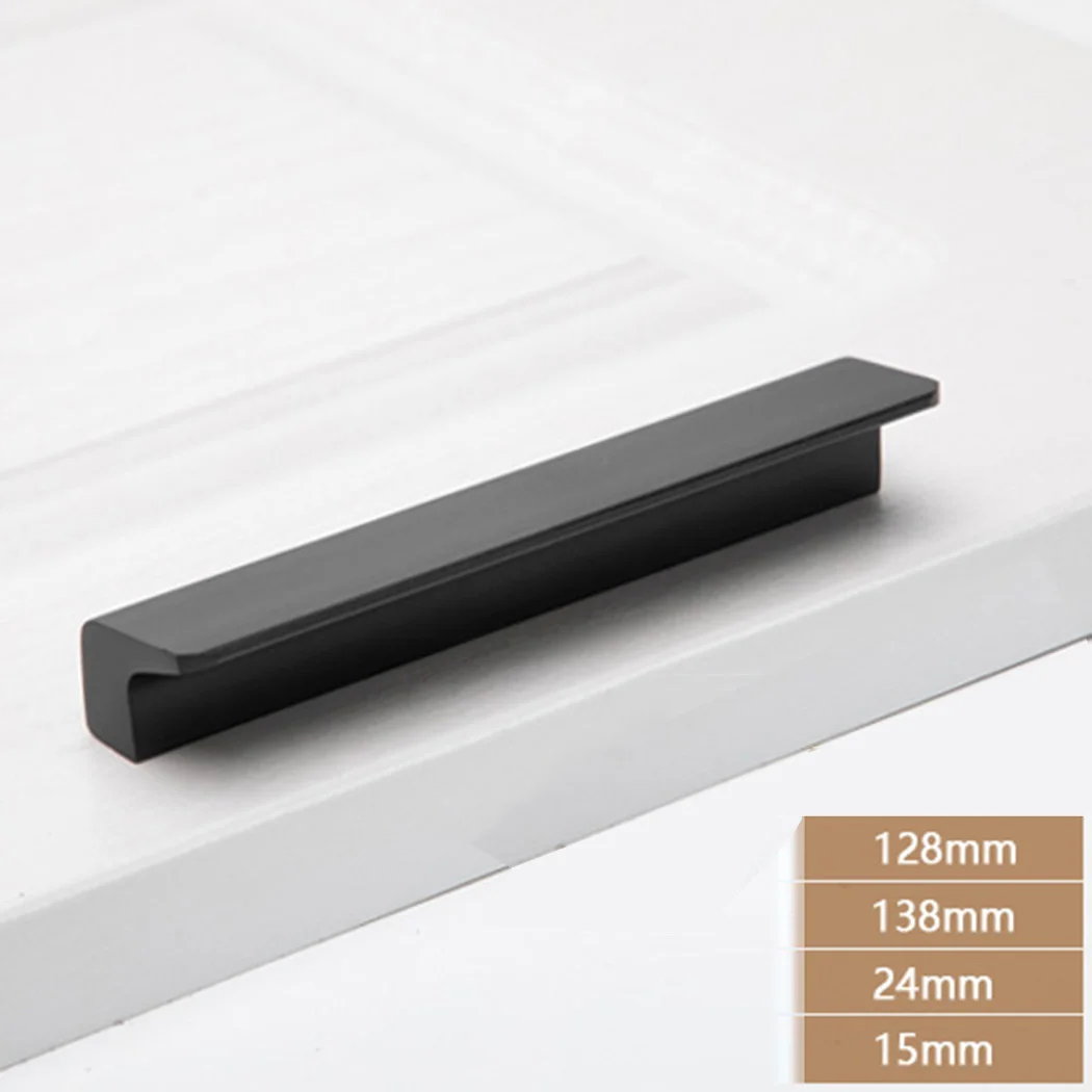 

Kitchen Handles Cabinet Door Cupboard Space Aluminum Furniture Unit Decor