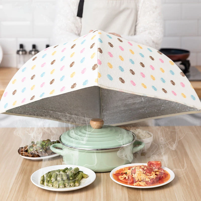 70cm Meal Cover Kitchen Organizer Foldable Insulation Table Leftover Food Duster Vegetable Covers Umbrella Supplies | Дом и сад