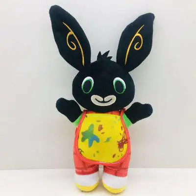 Bing Bunny плюшевая игрушка подвеска зажим Брелок Bing Bunny кукла игрушка Hoppity Voosh чучело Панда Кролик игрушка для рождественских подарков - Цвет: Кофе