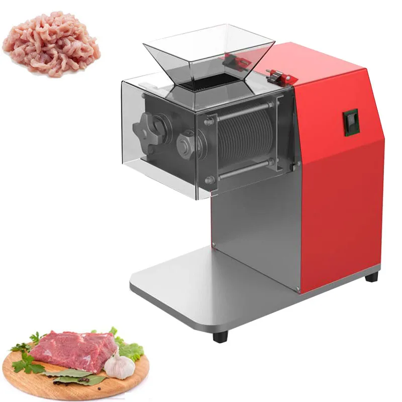 

1100W Commercial Desktop Meat Slicing Machine Kitchen Automatic Pork Beef Lamb Slicer Dicing Machine