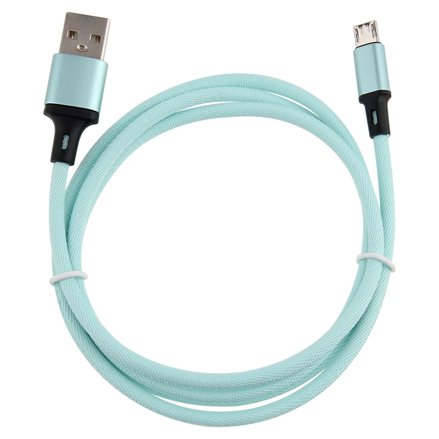 100 шт 3 фута 6 футов 10 8pin type C Micro USB кабель прочная ткань нейлоновый плетеный шнур