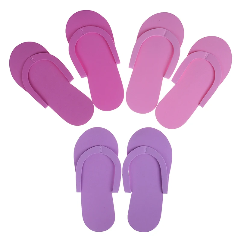 12Pairs EVA Foam Slippers Disposable Pedicure Slippper For Salon Spa Flip Flop Tools Sandals | Красота и здоровье