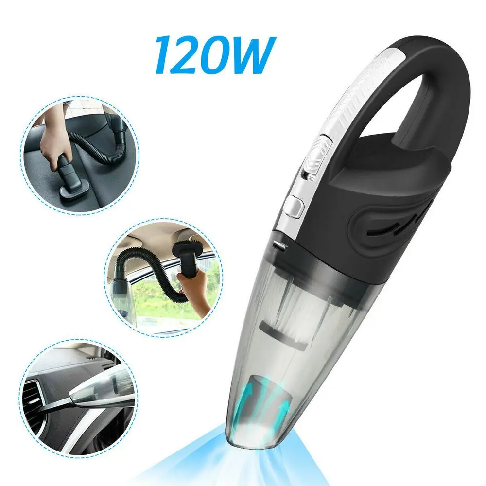 

Car Vacuum Cleaner Car Handheld Vacuum Cleaner Mini Vacuum Cleaner For Car Aspirateur 120W Powerful Vaccum Cleaners Auto USB