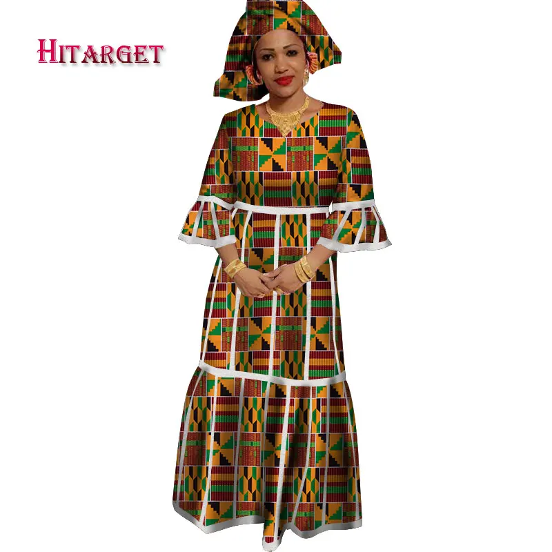 Платье женское длинное большого размера 6XL WY3116 | Женская одежда