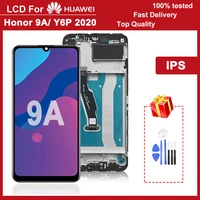 100 tested 6 3 ips lcd display for huawei honor 9a lcd touch screen digitizer assembly for huawei y6p 2020 with frame med lx9