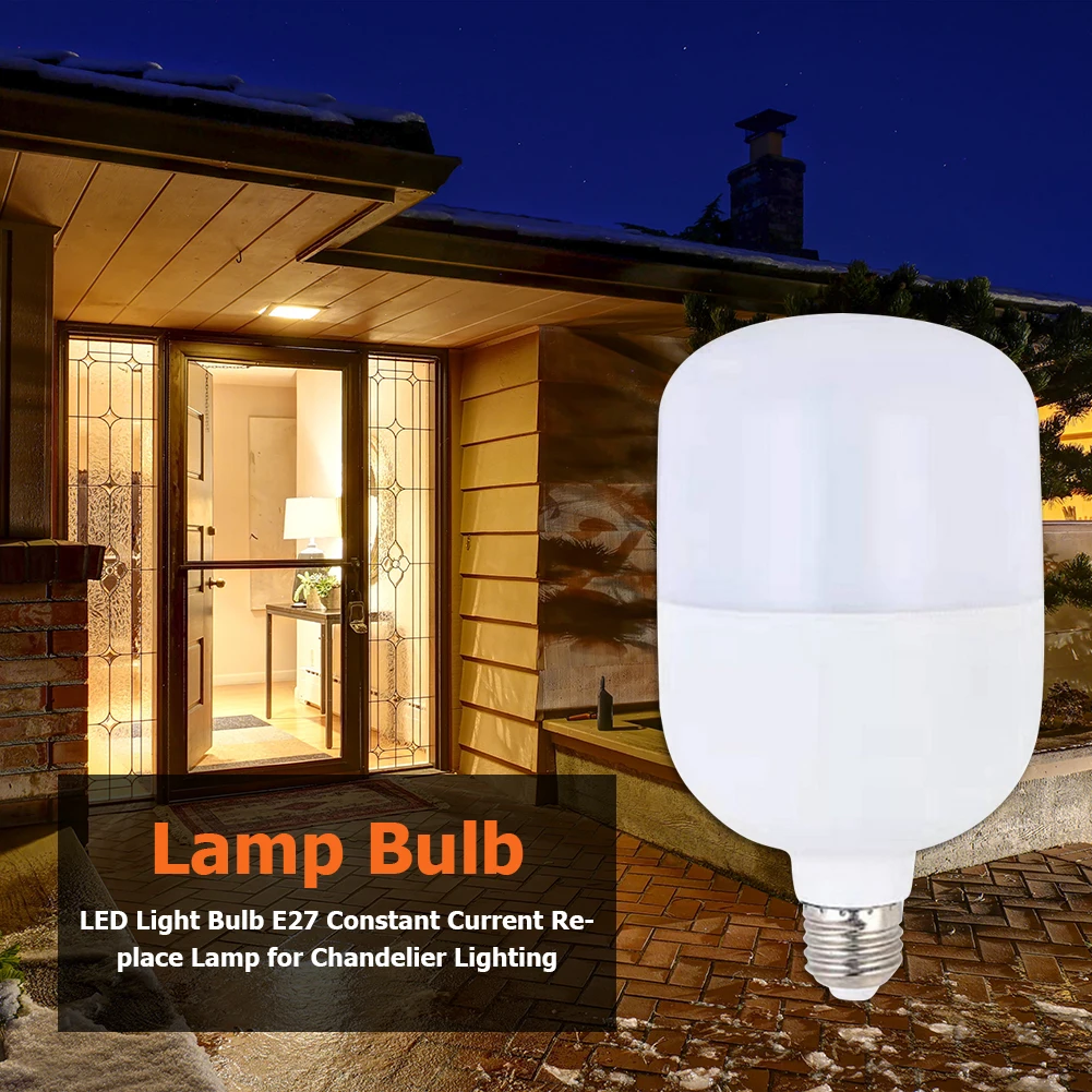 

E27 LED Light Bulb 5W 10W 15W 20W 30W 40W 50W Household Constant Current Replacement Lamp Chandelier Lighting