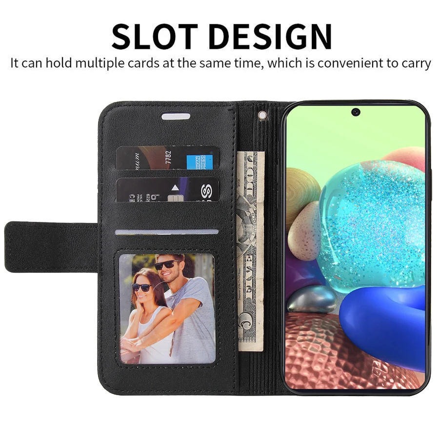 Wallet Magnetic Leather Case For Samsung Galaxy A01 Core A02S A12 A22 A32 A51 A52 A71 A72 S21/S20 Plus/Ultra/FE S10 Plus Note 20