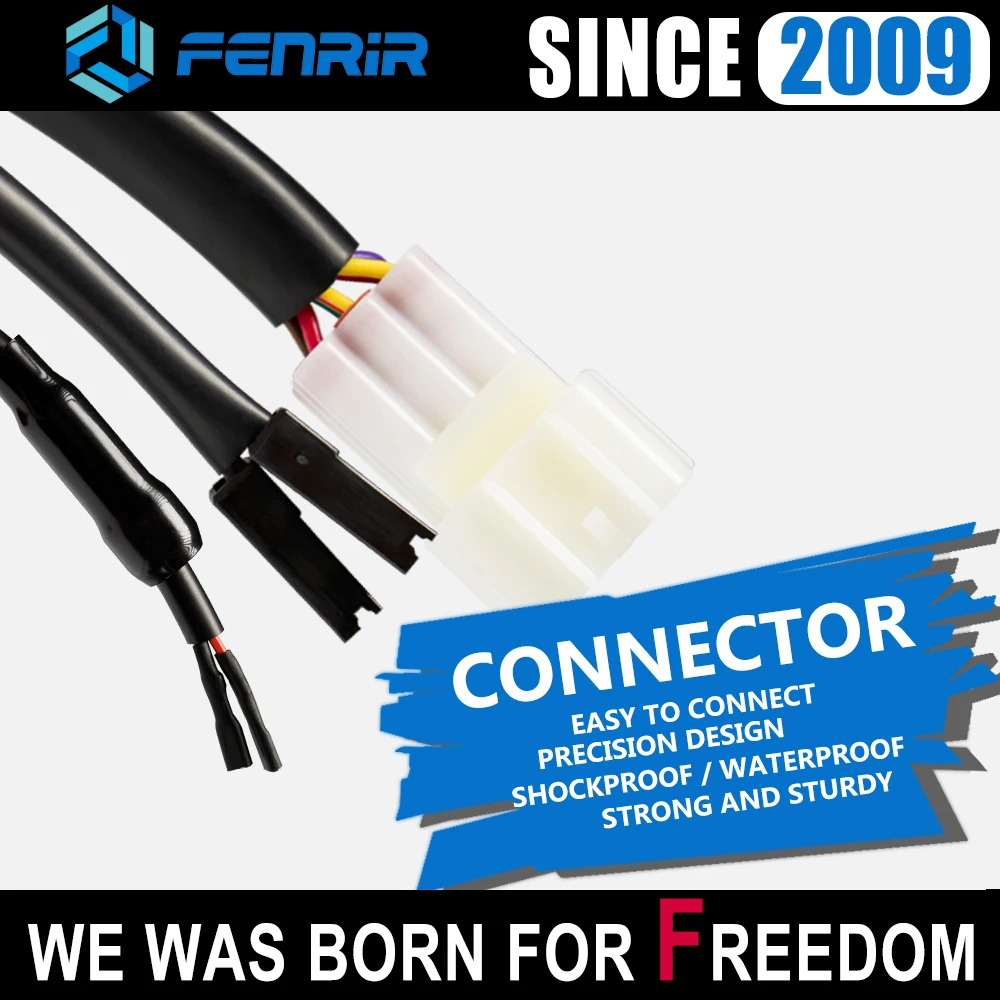 FENRIR мотоциклетные переключатели аварийное зажигание Роговая кнопка сигнал