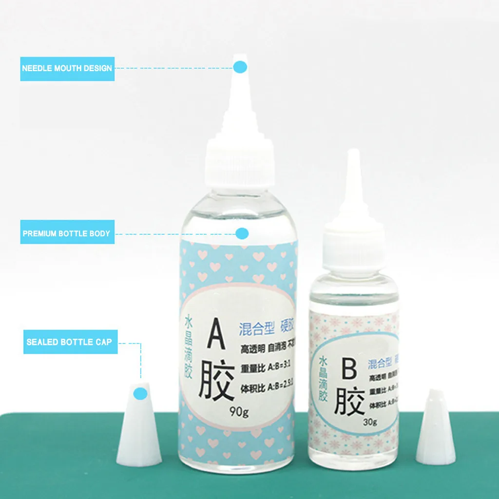 Эпоксидная смола для изготовления ювелирных изделий Смола A & B Кристальный клей