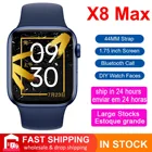 Смарт-часы IWO 13 X8 Max водонепроницаемые с экраном 1,75 дюйма, пульсометром и тонометром