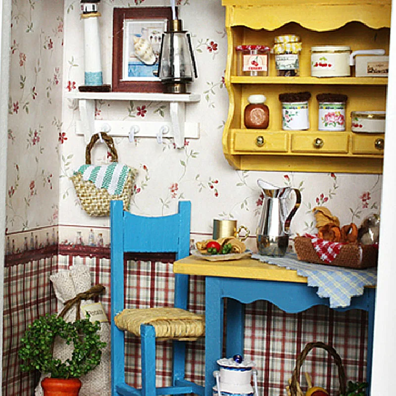 3D кукольные домики DIY деревянный кукольный домик миниатюрная фоторамка