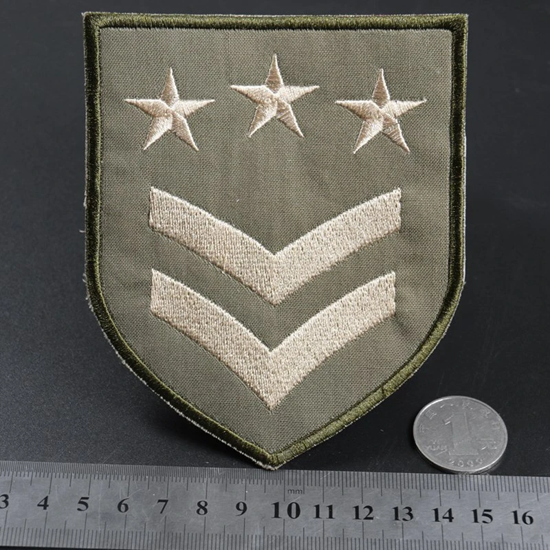 1 шт. Популярные вышитые Лоскутные Ткани Военные патчи для одежды эполетт полосы