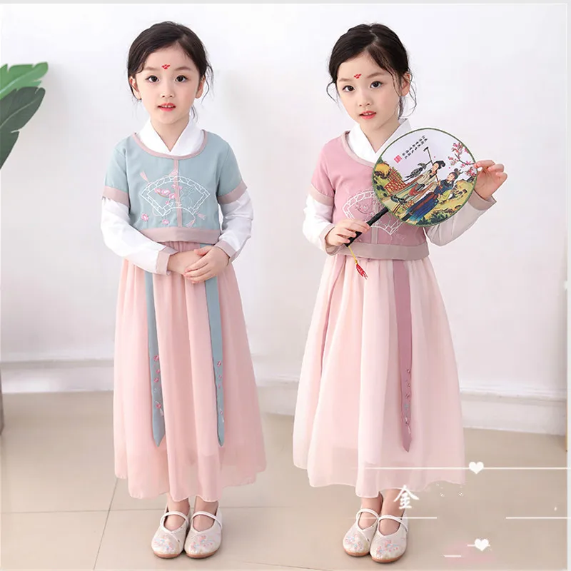 Детские костюмы Платье принцессы для девочек Костюмы в китайском стиле Одежда