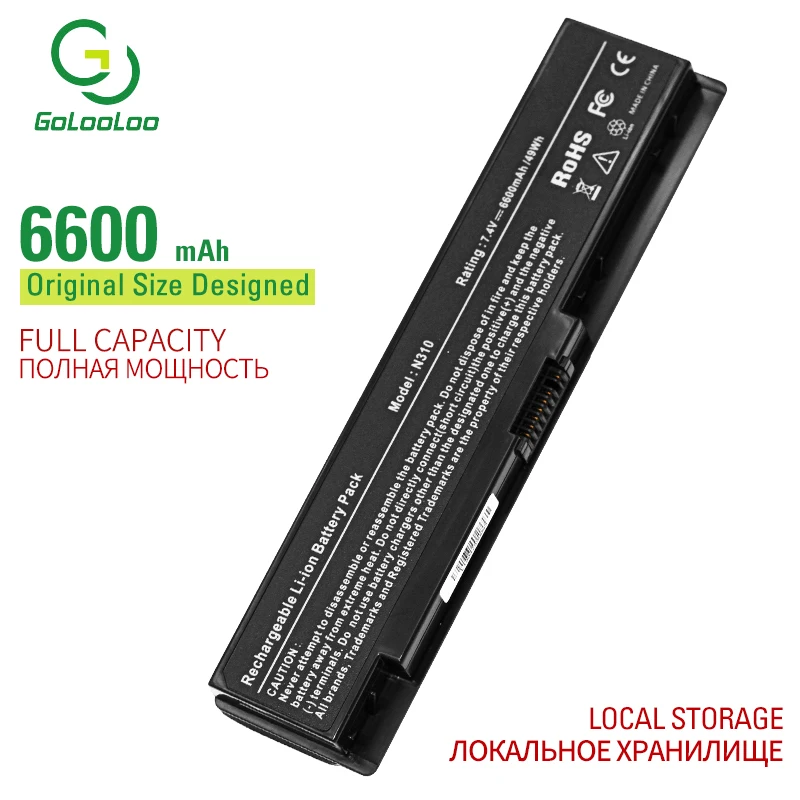 Golooloo 6 ячеек Аккумулятор для ноутбука samsung N310 NP-N310 NP-NC310 серии AA-PB0TC4B AA-PB0TC4L AA-PB0TC4M AA-PB0TC4R AA-PB0TC4T