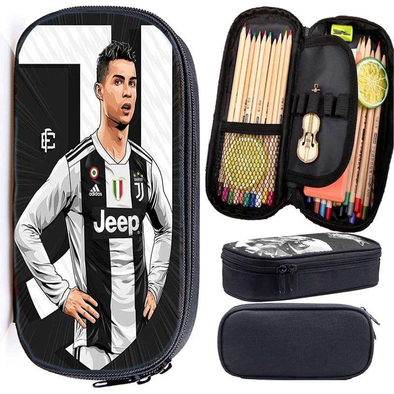 5 Новинка, высококачественный пенал с Криштиано Роналдо CR7, Детские Канцелярские Принадлежности для мальчиков, практичная сумка, модная сумка-карандаш для детей - Цвет: 5