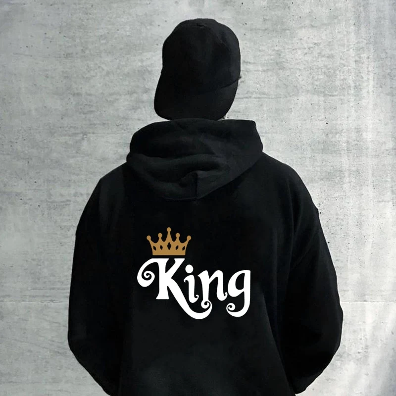 QUEEN KING Poker толстовки для пар осень зима для женщин мужчин хараджуку свитшот с капюшоном женский длинный рукав повседневные Пуловеры Топы