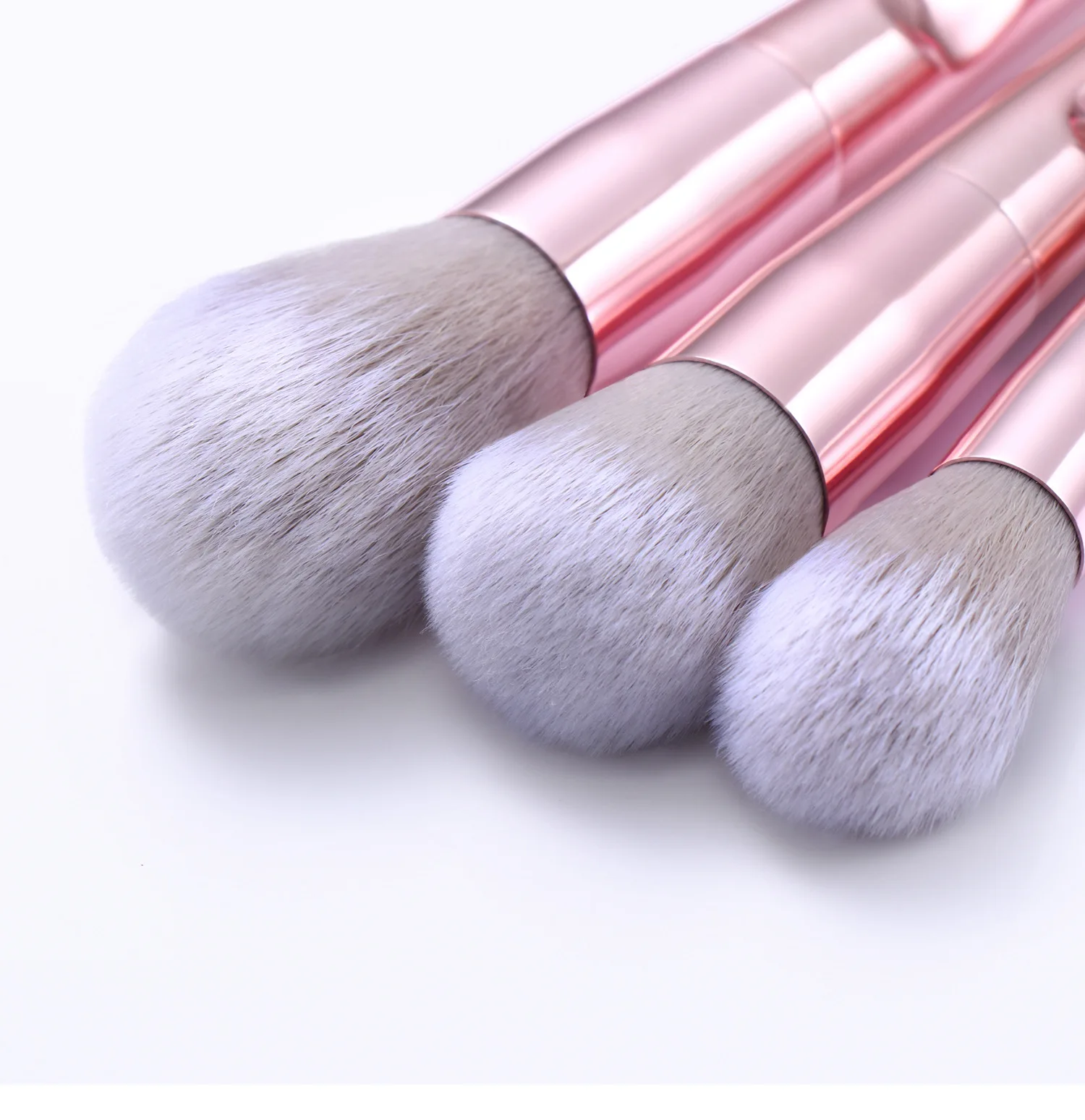 10 шт. набор кистей для макияжа розовое золото|Аппликатор теней век| |