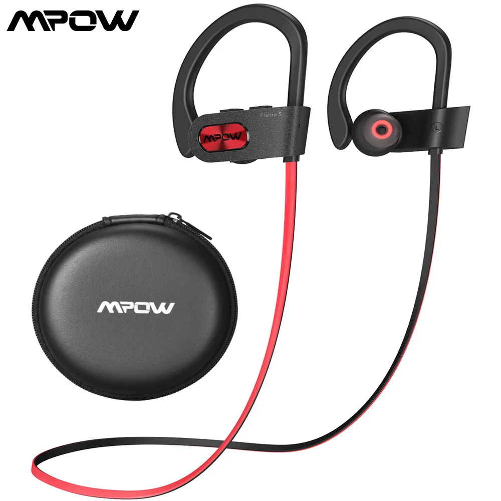 Беспроводные наушники Mpow Flame S Bluetooth 5 0 Siri CVC 8 с шумоподавлением и микрофоном ушным