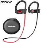 Беспроводные наушники Mpow Flame S Bluetooth 5,0 Siri CVC с шумоподавлением и микрофоном, наушники с ушным крючком, водонепроницаемая гарнитура IPX7