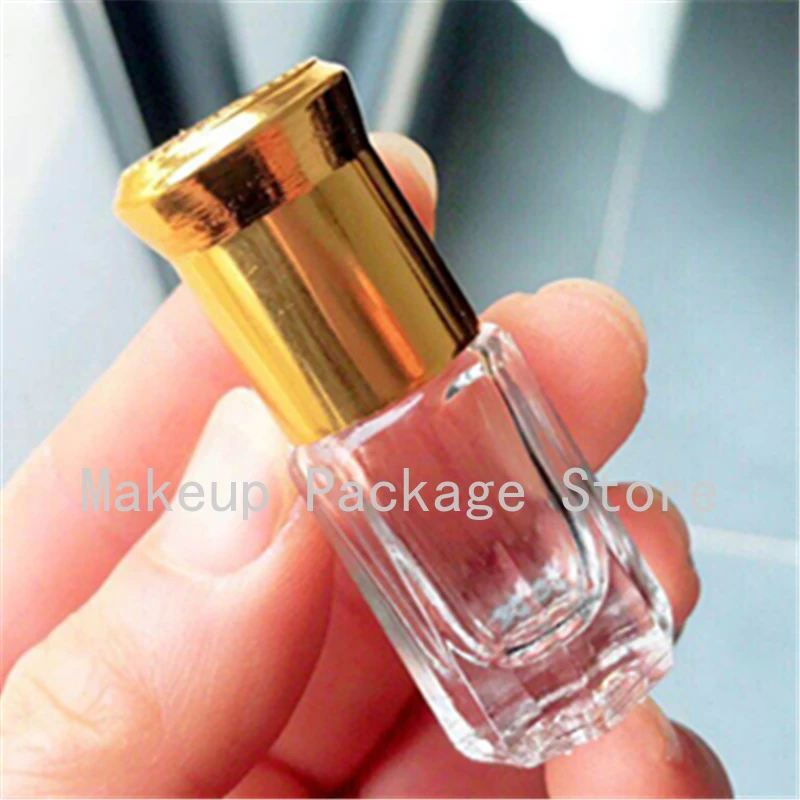 

3ml Empty Mini Glass Essential Oil Roller Bottle With Glass Roller Balls Aromatherapy Perfumes Lip Balms Roll On Bottle 20/50pcs
