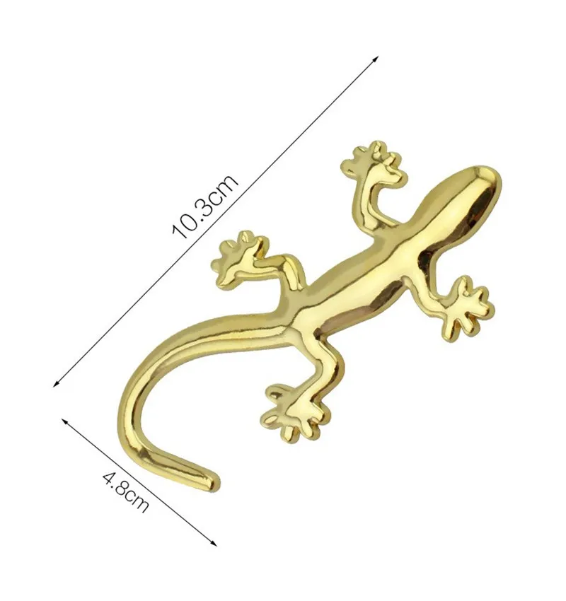 Автомобильный Стайлинг 3D металлические Gecko Наклейки с ящерицей для Rio k2 k3 K4 k5 Cadenza