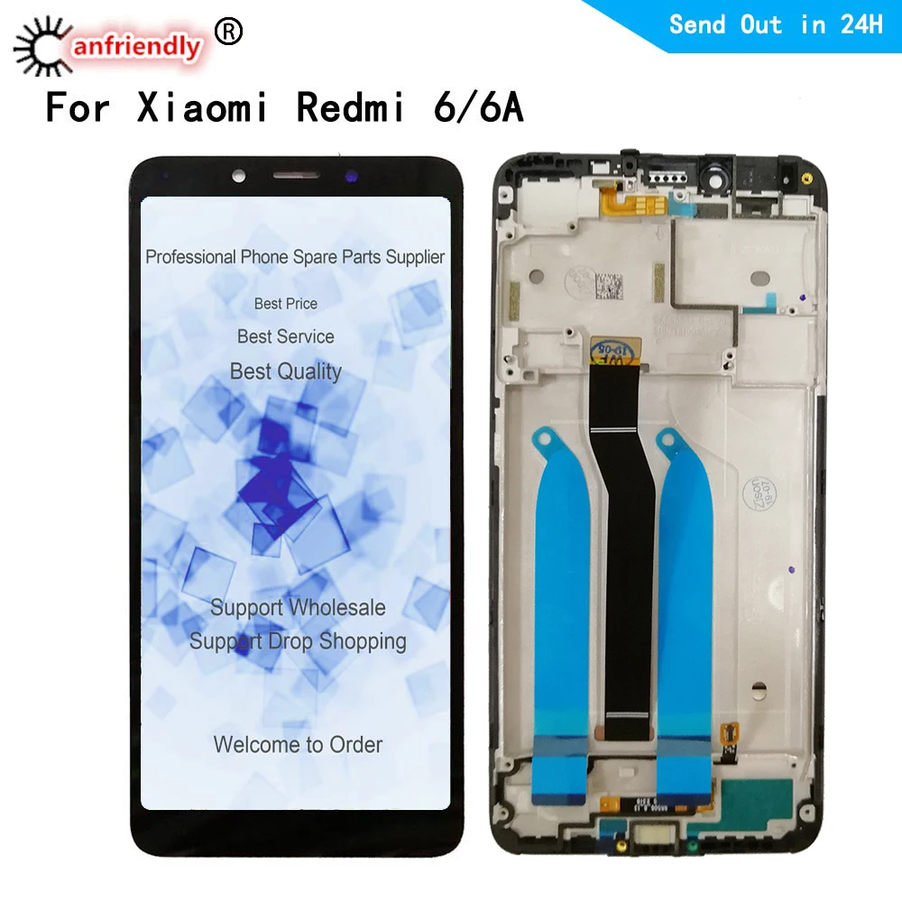 Для Xiaomi Redmi 6/6A 5,4" сенсорный экран замена сенсорной панели аксессуары для телефонов Переднее стекло части для Xiaomi Redmi6 6A