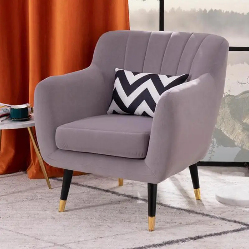 Одиночный диван скандинавский балкон спальня ins сетка красный ветер светильник