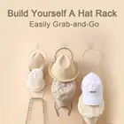 Крючок для хранения шляпы за дверью, многофункциональная металлическая вешалка для пальто, шляпы и шарфа