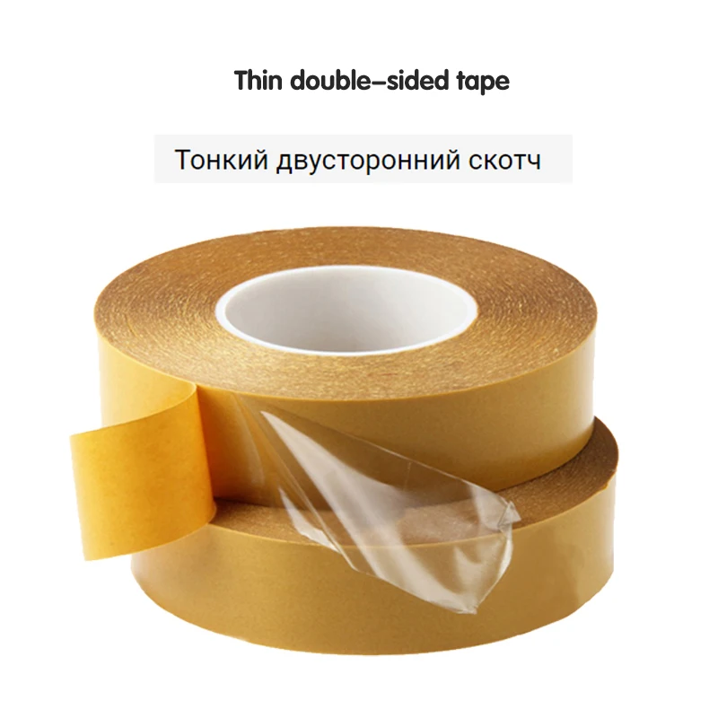 

50M thin double-sided tape, transparent, no trace of glue, strong fixed high viscosity, no trace, removable PETdouble-sided tape