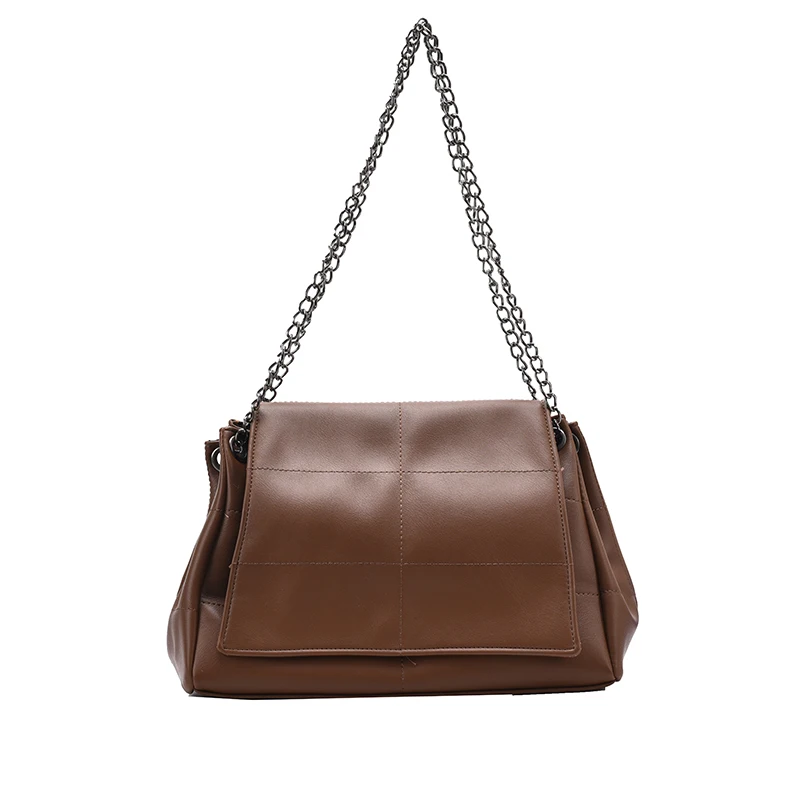 

Luxury Designer Solid Colour Pu Leather Small Purses And Handbags For Women 2021 Fashion Brand Chain Crossbody Shoulder Bag