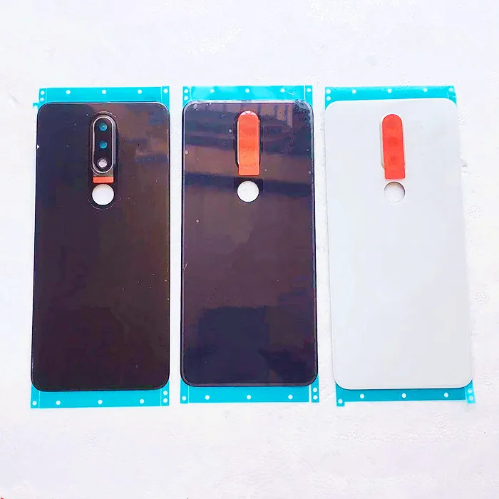 

X6 Original Housing For Nokia 6.1 Plus NK Battery Cover Repair Replace Back Door Phone Rear Case + Logo Camera Lens