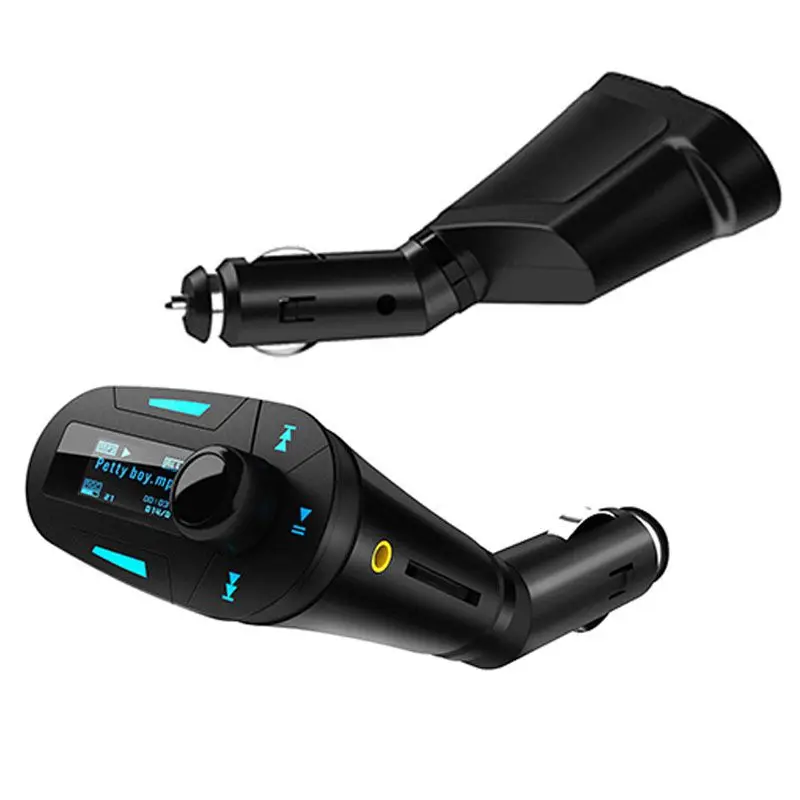 Компактный беспроводной автомобильный FM-передатчик USB MP3-плеер поддерживает