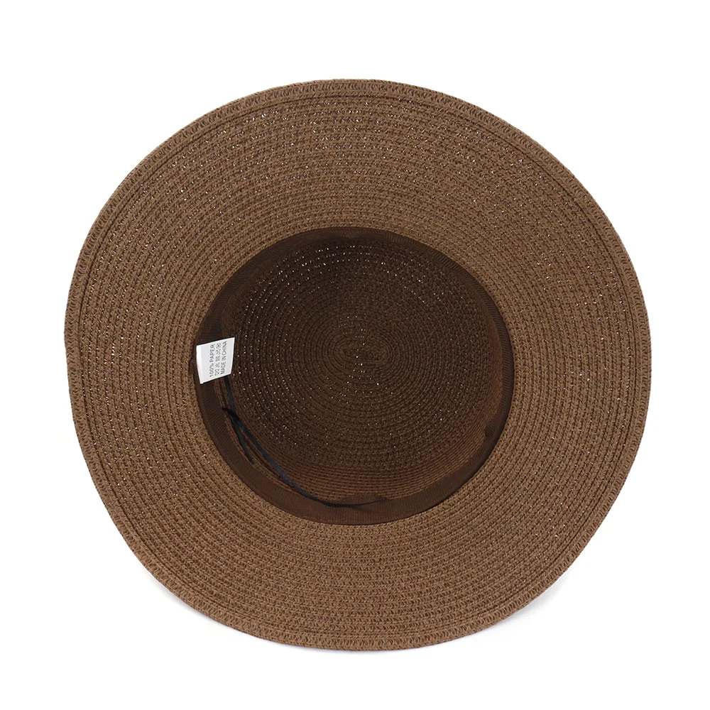 

2021 Summer Women Tassel Ribbon Straw Hat Outdoor Seaside Fashion Shade Beach Hat Lady Girls Travel Sun Hat Top Hat Fedoras