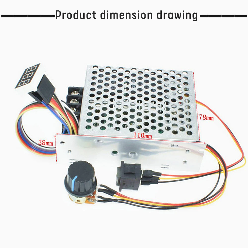 Электронный регулятор скорости двигателя постоянного тока переключатель