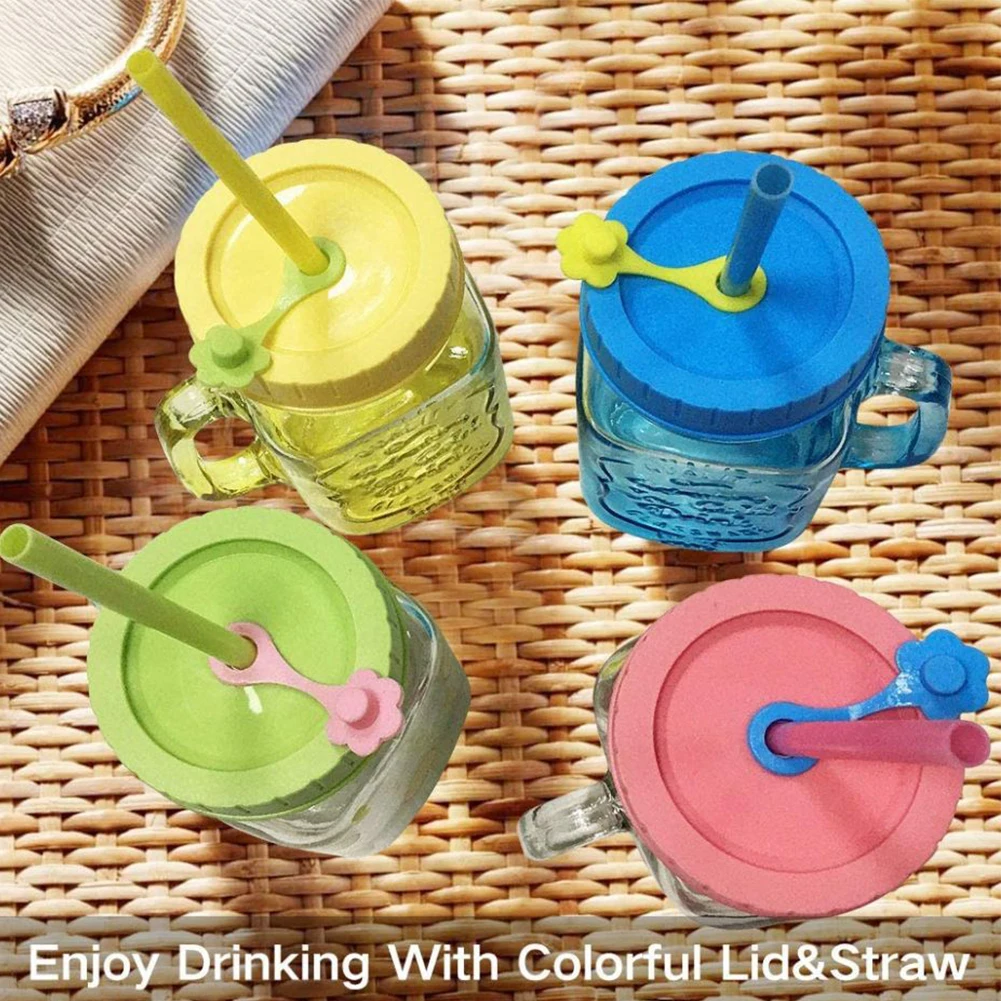 26 шт. домашняя Питьевая солома Легкая очистка Силиконовая пробка крышка для