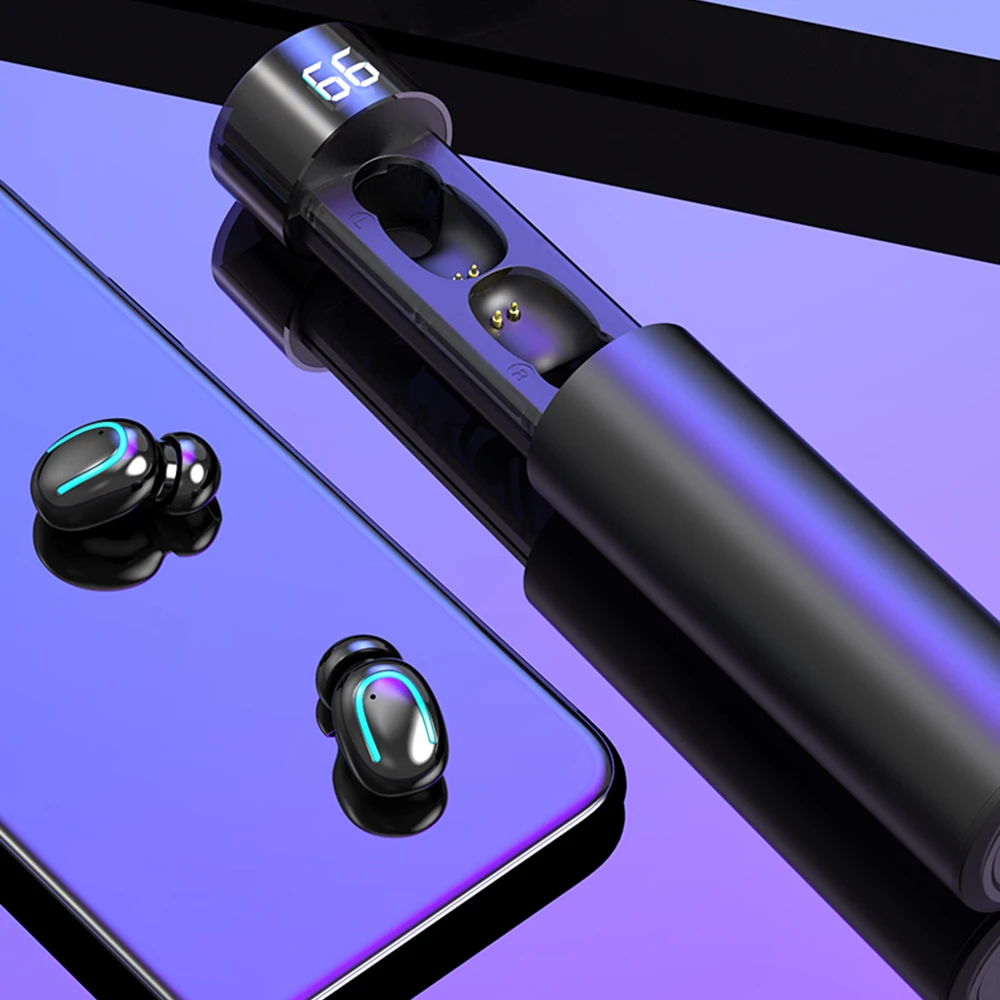 3500 мАч беспроводные наушники блютуз наушники bluetooth TWS V5.0 мини беспроводные Bluetooth наушники для телефона гарнитура спортивные Стерео шумоподавление наушники водонепроницаемые PK Q32 без проводные наушники