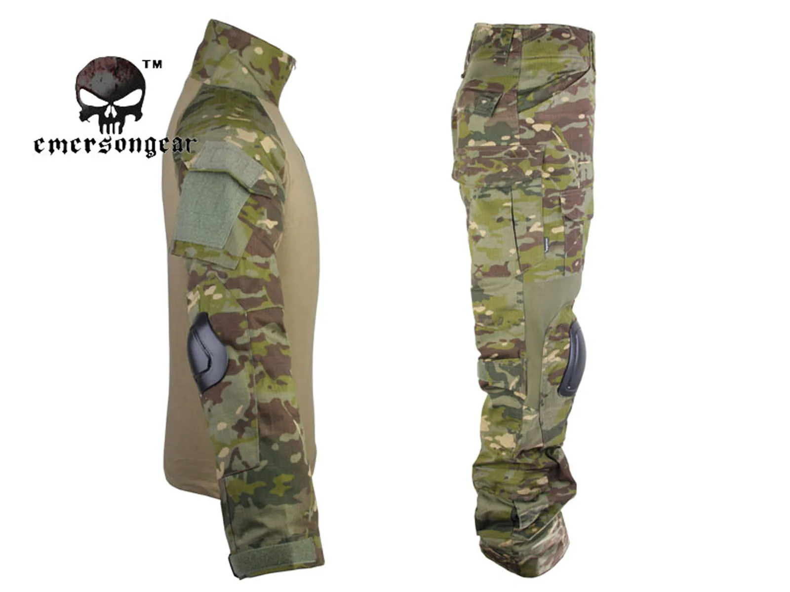 Emersongear армейские Gen2 форма тактическая Боевая одежды мультикам Тропик EM6972|shirt