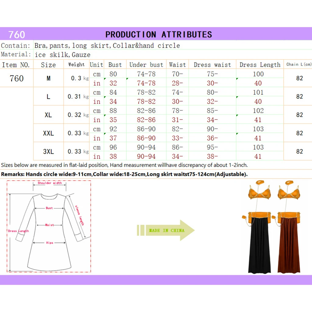 

Belly Dance Costume Bra and Skirt Set Women Sexy Dancing Long Dress Nightwear