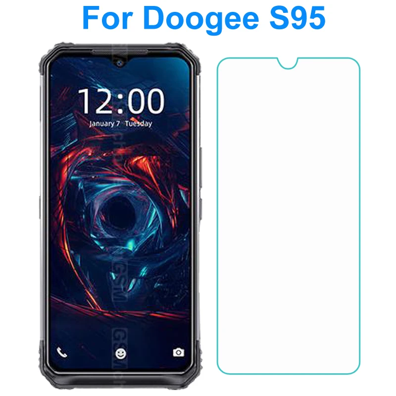 Фото Мобильный телефон Стекло Для DOOGEE S95 закаленное стекло S 95 защита для экрана