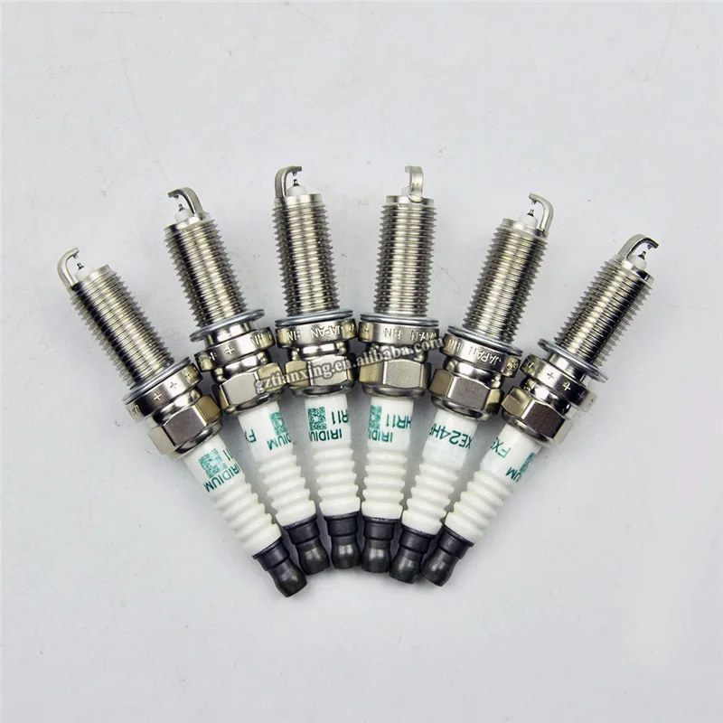 6 шт 22401-JK01D FXE24HR11 двойной иридиевая Свеча зажигания для Nissan 370Z Infiniti Q70 QX50 3,7 FXE24HR-11 3457 22401 JK01D 22401JK01D