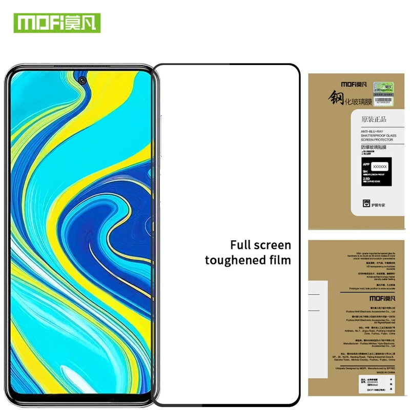 

Mofi Full Cover For Redmi 9 Power Prime 9C 9A 9T High Definition Explosion Proof Film Tempered Glass Protective Screen Protector