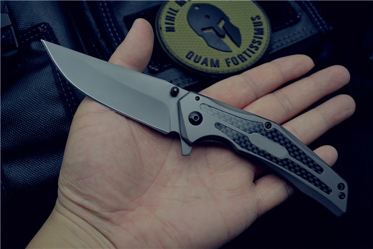 Kershaw 8300 складной нож 8Cr13Mov лезвие полностью стальное титановое покрытие + ручка из