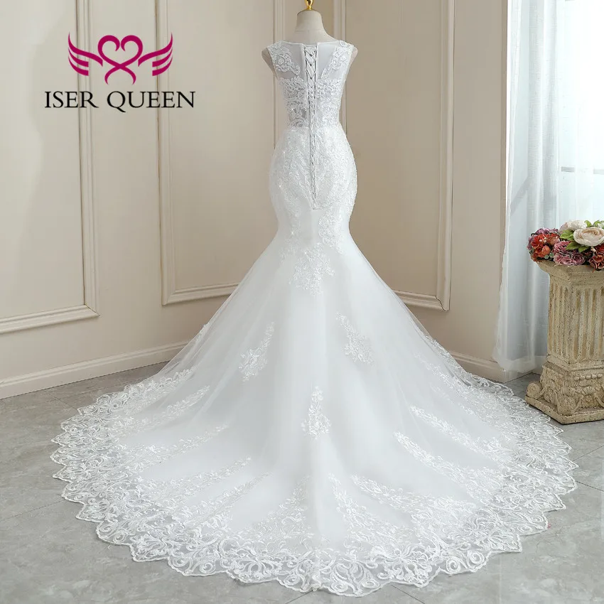 Женское свадебное платье с глубоким V-образным вырезом юбкой годе | Свадьбы и