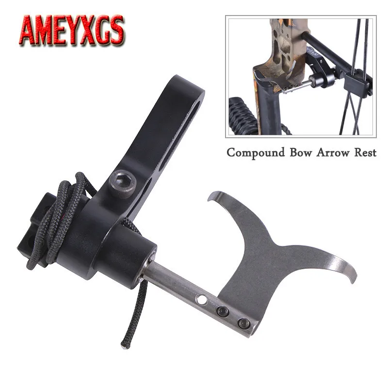 

1pc Archery Drop Away Arrow Rest CNC Metal Material Quick Rebound Arrow Rest For Compound Bow Hunting Shooting Accessories