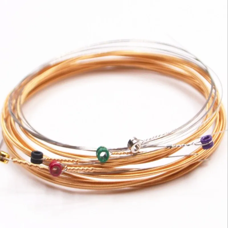 Оптовая продажа акустической гитары струны 011 012 цвета oem китайские части и