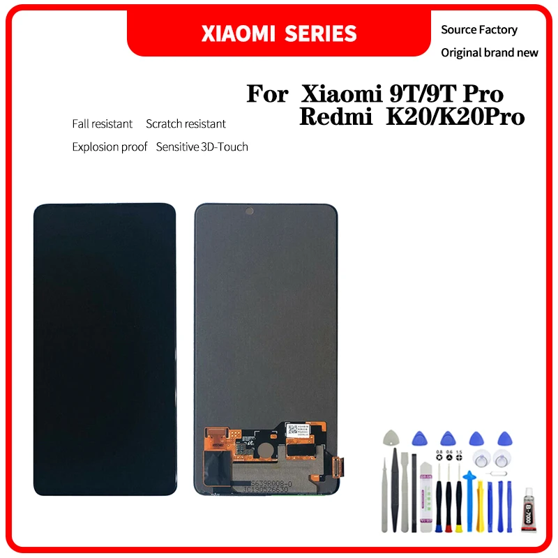 

ЖК-дисплей для xiaomi 9T 9T Pro redmi K20 K20 Pro, высококачественный HD совершенно новый экран в сборе с инструментами для разборки